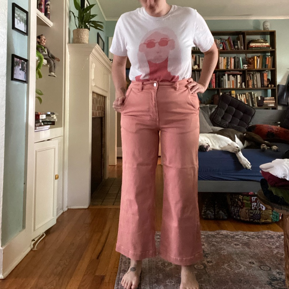 Everlane The Wide Leg Crop Pants